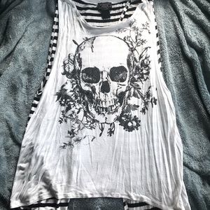 Midnight Hour Skull Tank Top